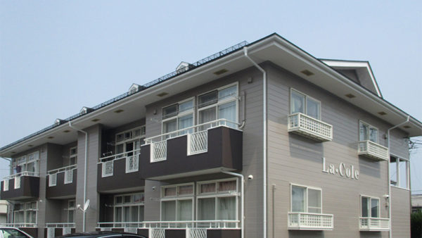 北上市　アパート塗替え工事