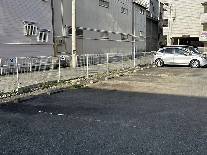 ライン塗装工事　施工前