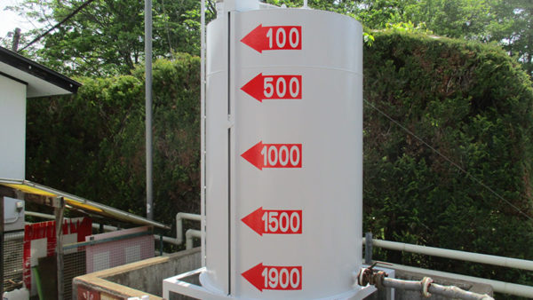 奥州市　タンク塗替え工事