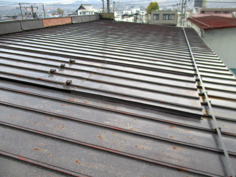 塗装前の屋根