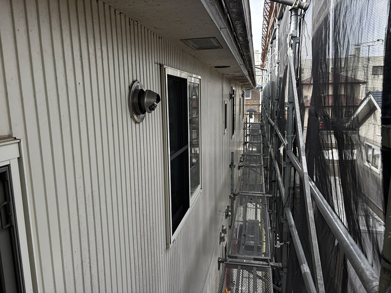 アパート塗替え工事　外壁　施工前