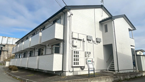 北上市　アパート塗替え工事