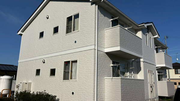 北上市　アパート塗替え工事