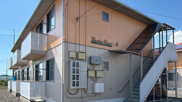 北上市　アパート塗替え工事